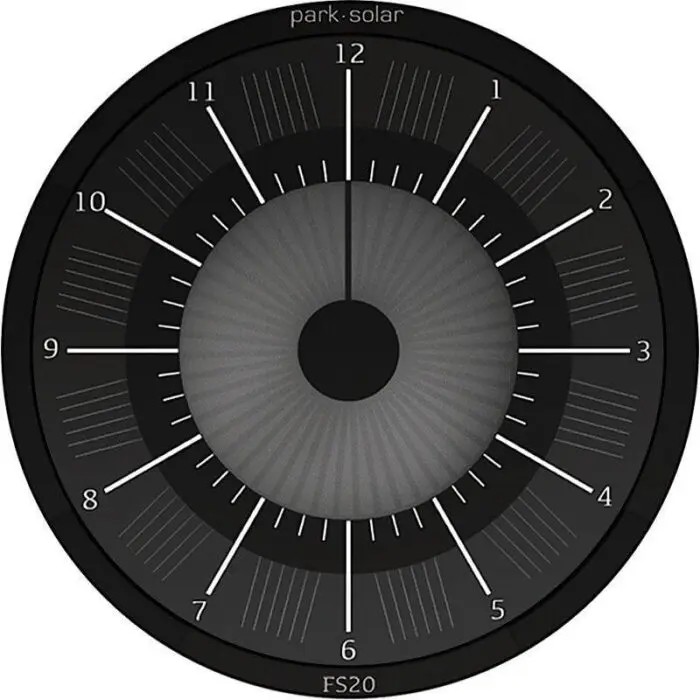 Park Solar FS20 - Elektronisk P-skive med Solceller
