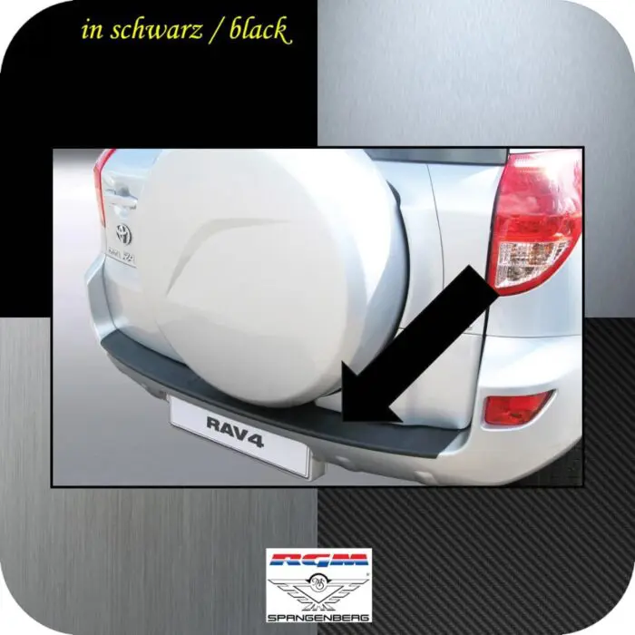 Ladekant sort - Toyota Rav4 2006-07