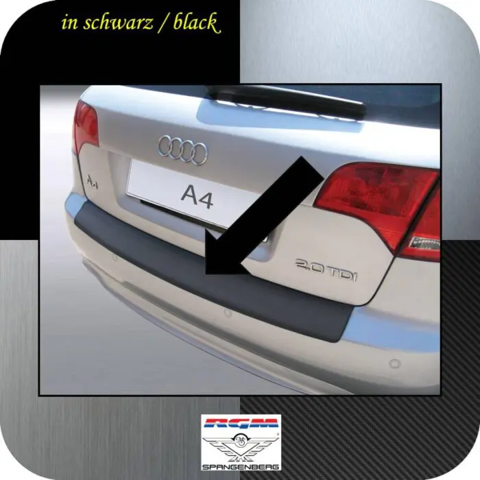 Ladekant sort - Audi A4 Avant 2004-2008