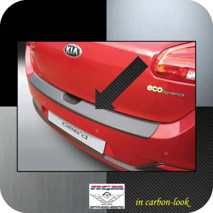 Ladekant sort - Kia Ceed 5d. 2012>