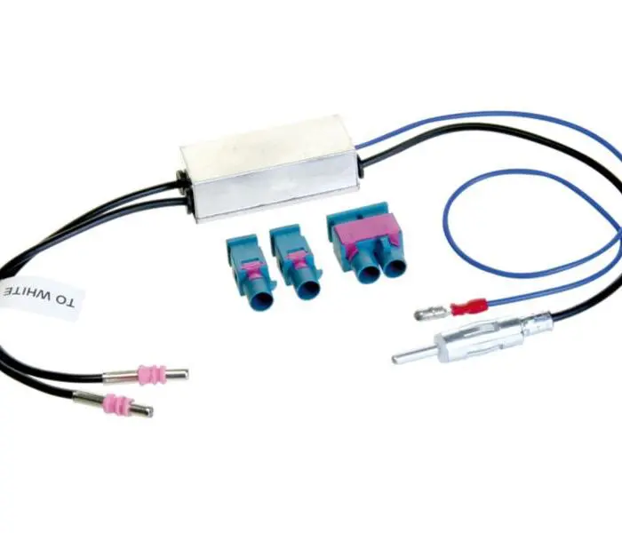 Antenne adapter dobbelt med begge stik