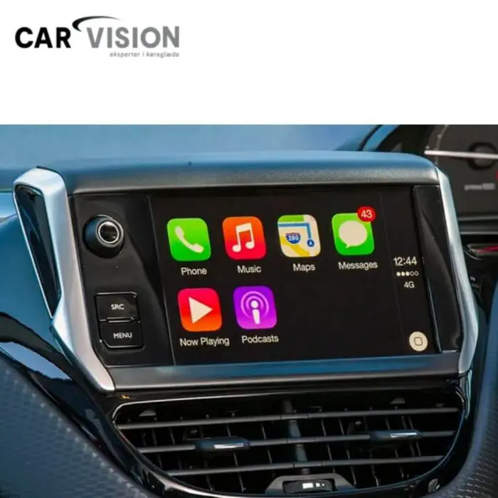Carplay & Android Auto Citroën og Peugeot SMEG < 2017 trådløst