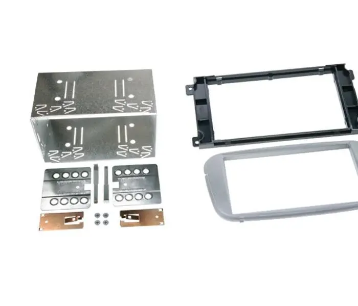 CT23FD09 2-DIN Monteringsramme - Ford Focus/Cmax >2004 Oval SØLV