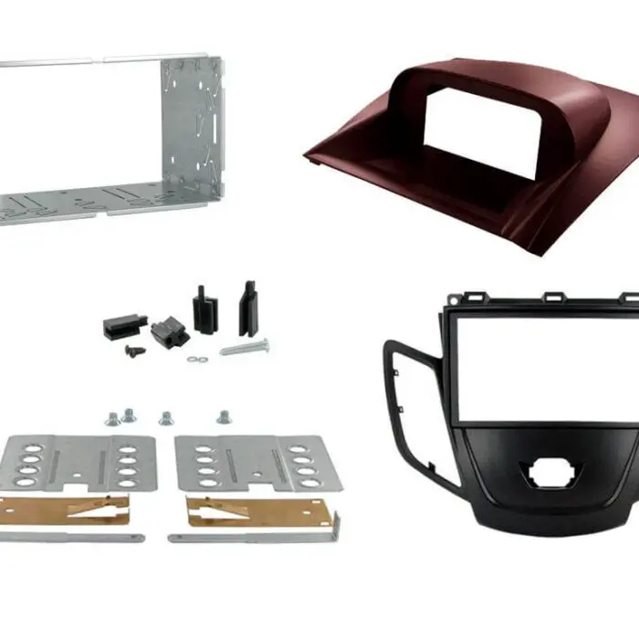 2 Din monterings ramme Ford Fiesta Red Display