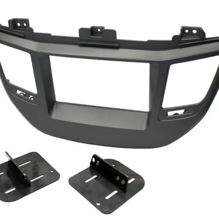 2 Din monterings ramme  Hyundai Tucson 2015> Silve