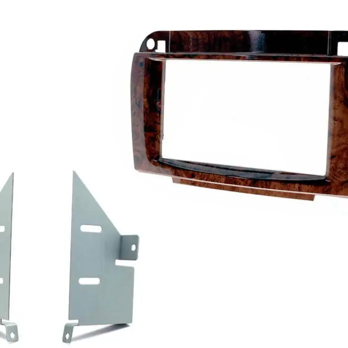 2 Din monterings ramme Mercedes CL500 Wood Effect
