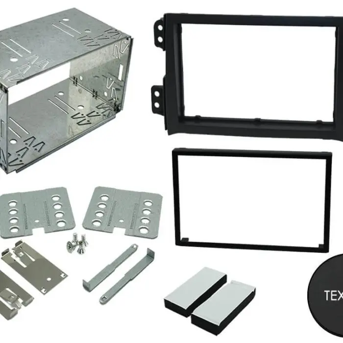 2 Din monterings ramme Opel Agila 08> Black