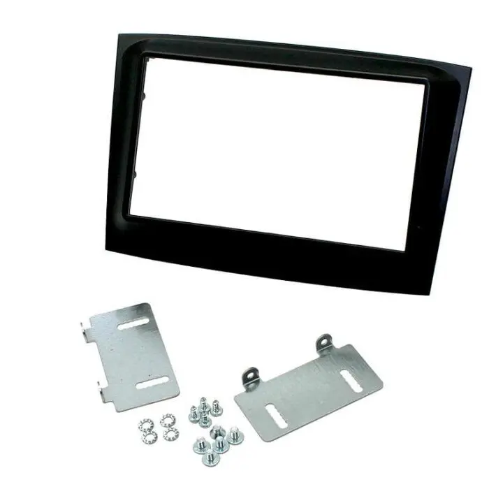 2 Din monterings ramme Opel Combo 2015> Matt Blac