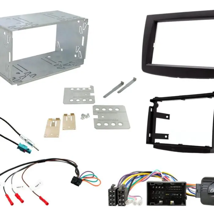 2 Din Alfa Romeo Mito 14>Dark Grey Monterings kit