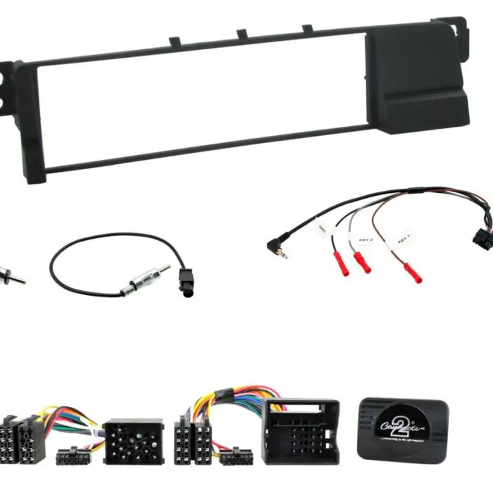 2 Din BMW E46 1 Din Black Monterings kit