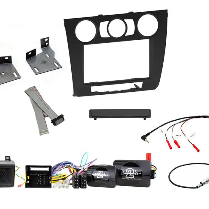 2 Din BMW 1 Series (E81) Manual A/C Monterings kit
