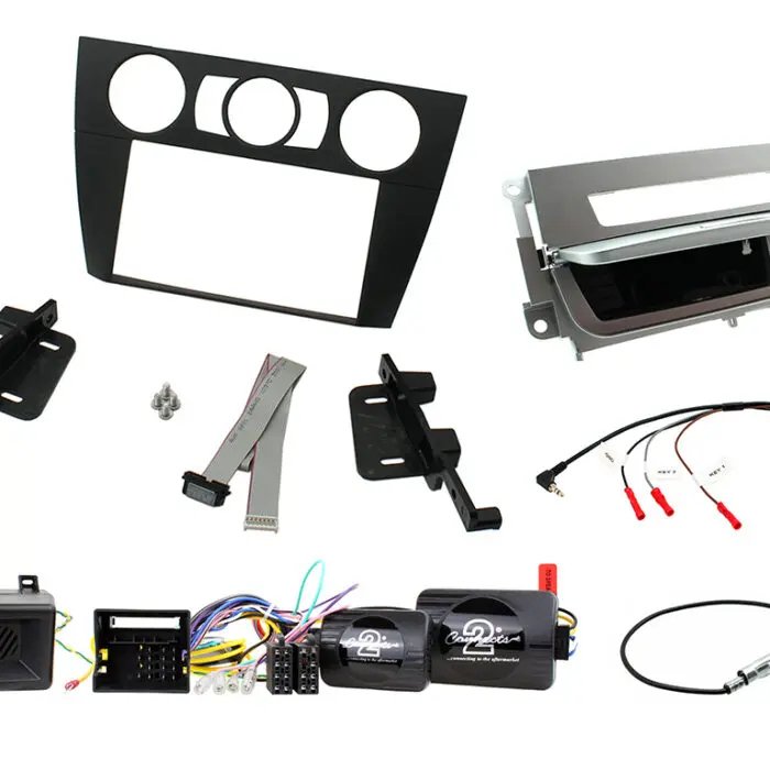 2 Din BMW 3 Series E90 - Silver Ash Monterings kit