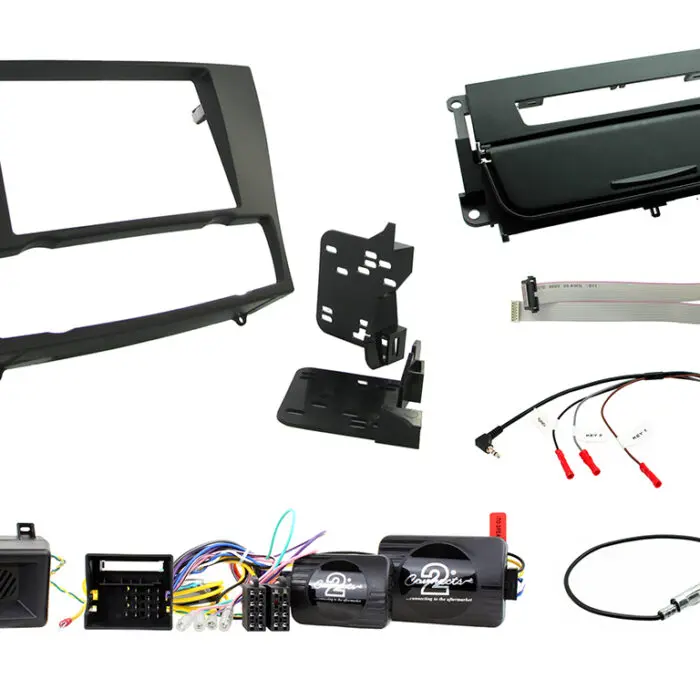 2 Din 3 Series E90 Matt Black Monterings kit