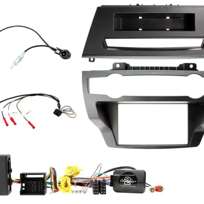 BMW komplet 2 DIN installatios kit BMW X5 & X6 med forstærker