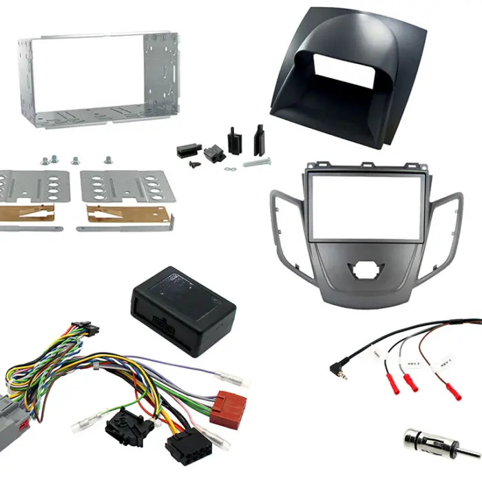 2 Din Ford Fiesta 08-10 Graphite Monterings kit