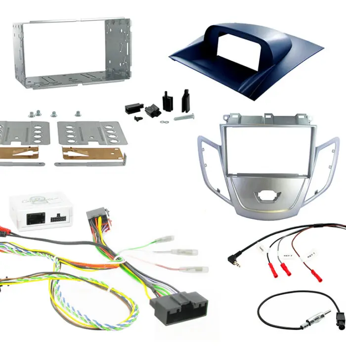 2 Din Ford Fiesta 10> Silver Facia Monterings kit