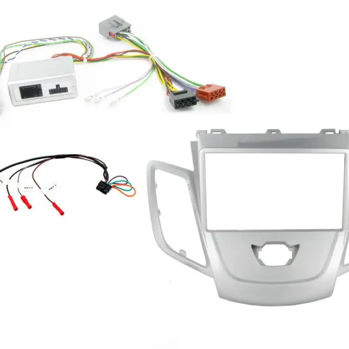 2 Din Ford Fiesta 2008> Silver Monterings kit