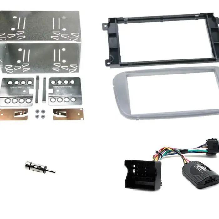 2 Din Ford Focus/Mondeo 07> Silver Monterings kit