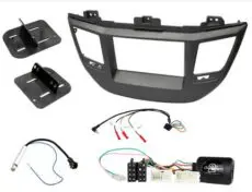 2 Din ramme & interface Hyundai Tucson Sølv 2015