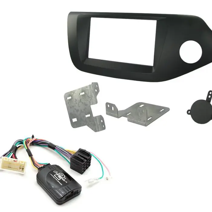 2 Din Kia Cee'd Dark Grey Monterings kit