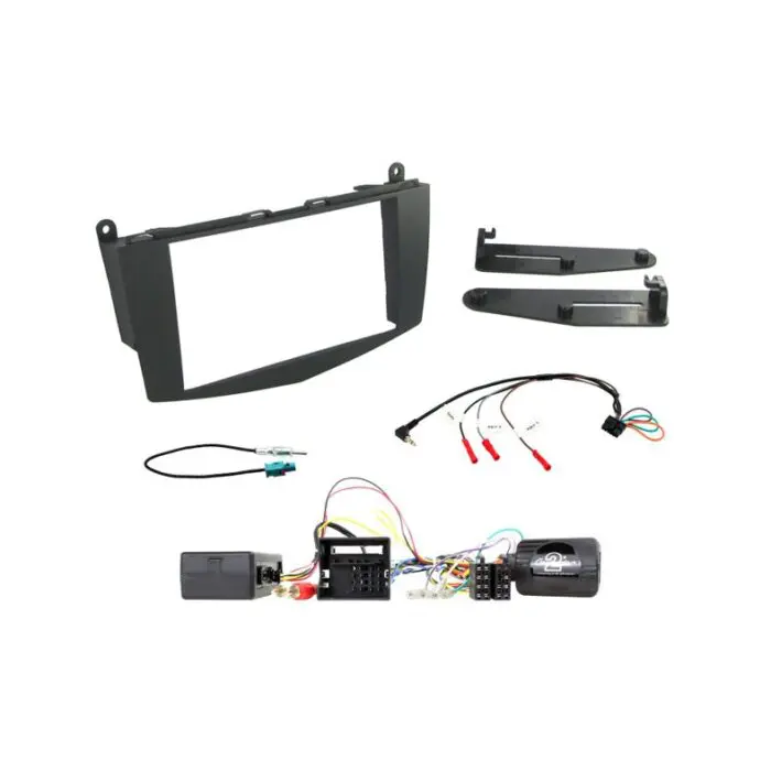 Mercedes C-Class W204 2007-11 2-din monterings kit