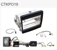 2 Din monteringskit Porsche 911 uden info adapter