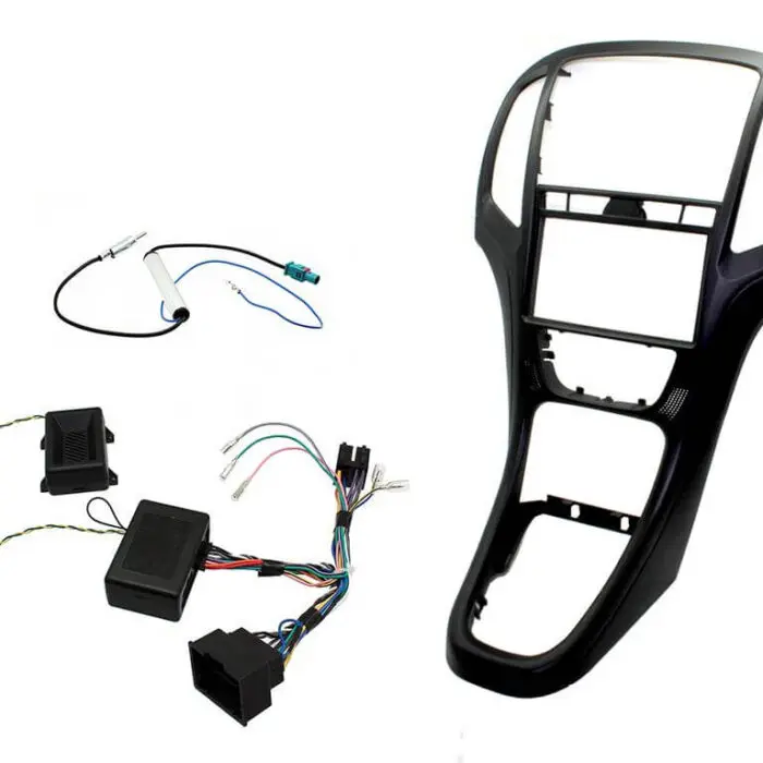 2 Din Opel Astra Kit Pearl Black Monterings kit