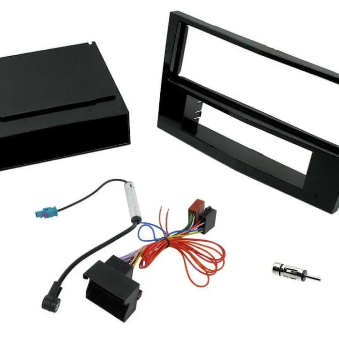 1 Din Opel Astra Kit Plat Silver Monterings kit
