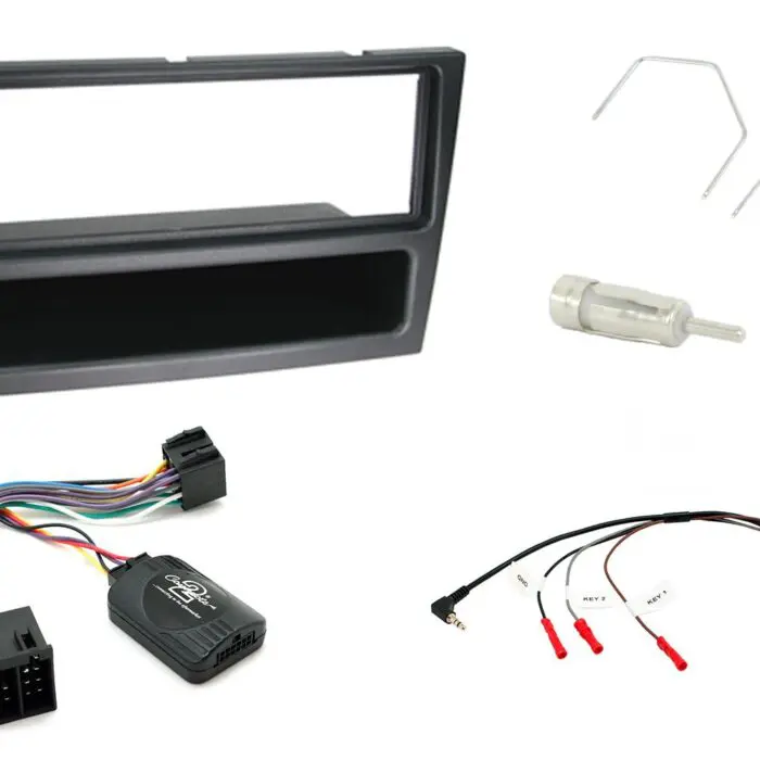 1 Din Opel Analogue Black 1 Din Monterings kit