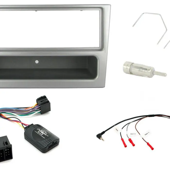 1 Din Opel Analogue Silver 1 Din Monterings kit