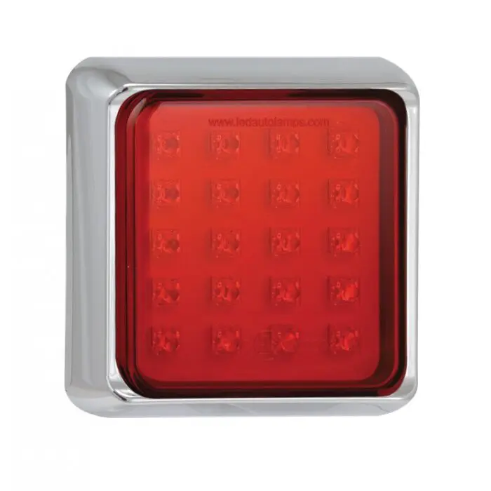 LED 120mm kvadratisk tågelygte