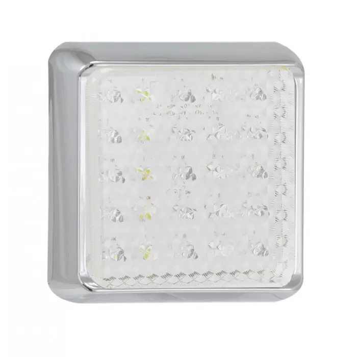 LED 120mm kvadratisk baklygte