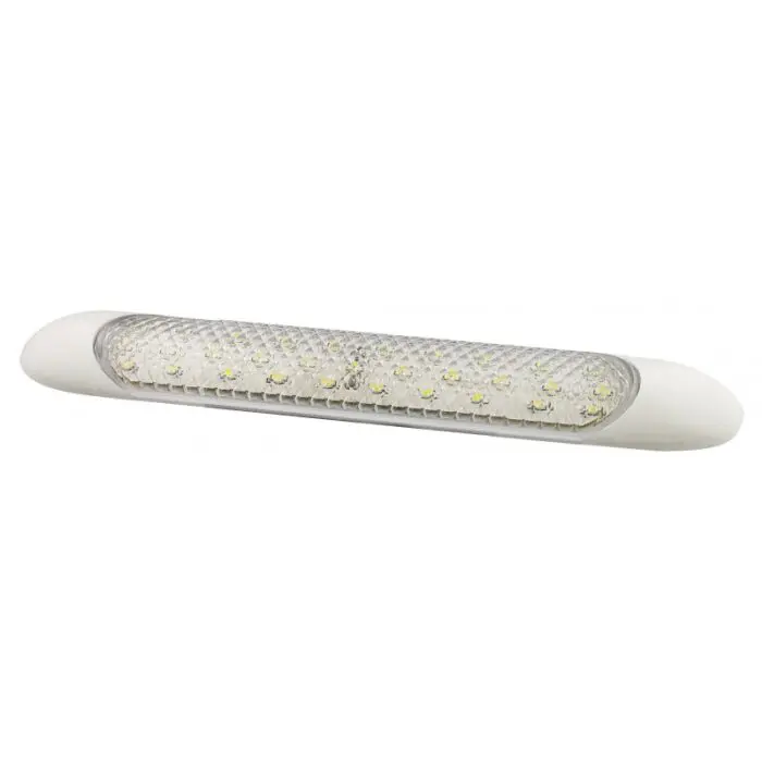 LED hvid strip lampe 12V klar linse - 150mm