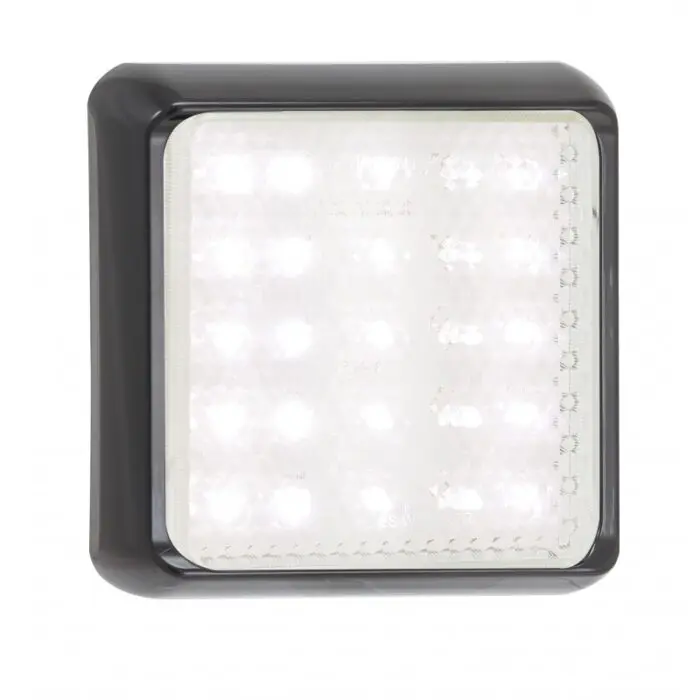 LED 145mm kvadratisk baklygte