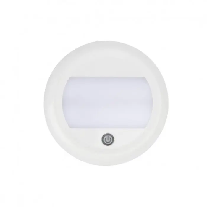 LED rund interiør lampe med touch kontakt Ø130mm