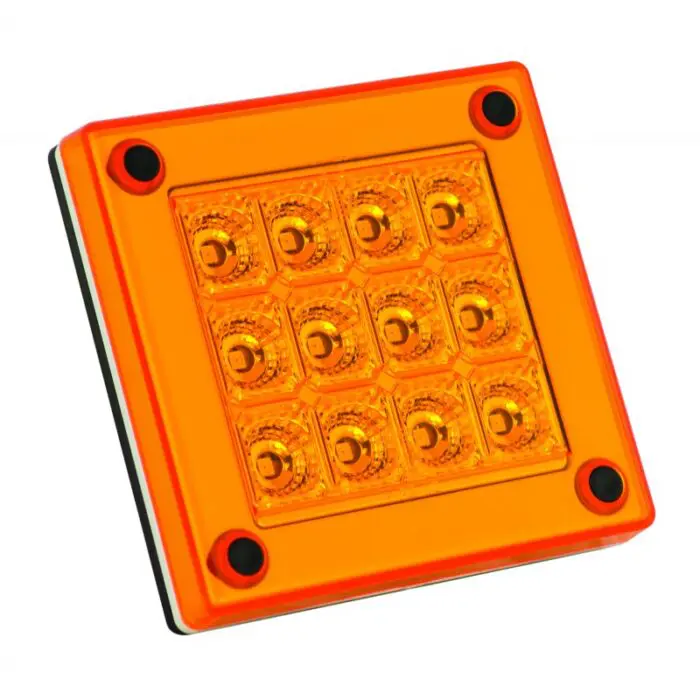 LED kvadratisk blinklygte