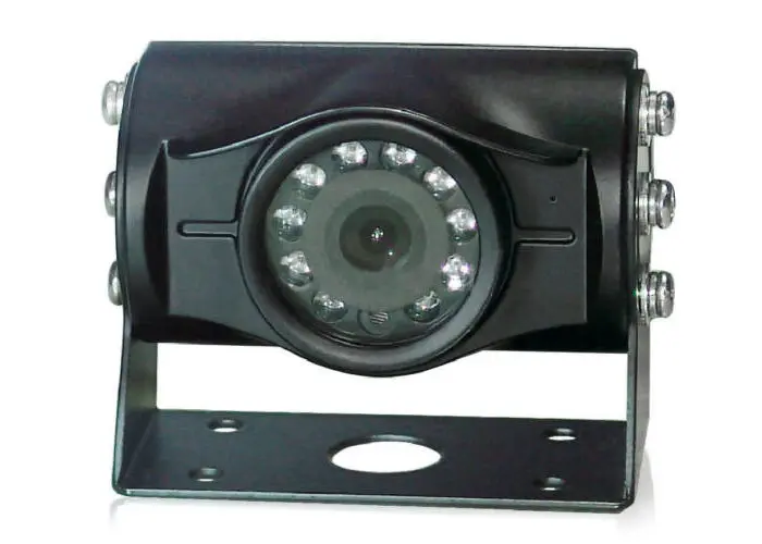 Kamera 120°, CCD, NTSC, IR natbelysning, Audio