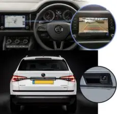 Bakkamera håndtag Audi-VW-Skoda skrå hjørner i bunden