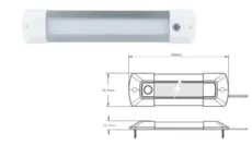 LED interiør 300mm lys skinne med PIR sensor