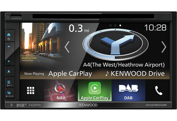 Kenwood DNX5190DABS 6,8" Navigation og DAB+ modtager