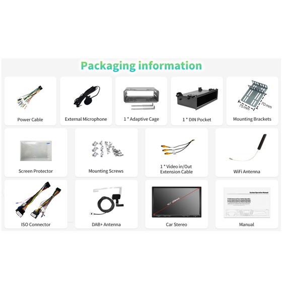 2 Din monterings ramme Toyota Auris 2007 - 2013 - Image 13
