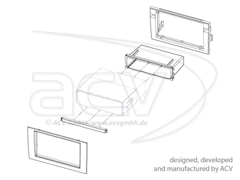 Radioramme Audi A4 2002> dobbeldin - Image 2