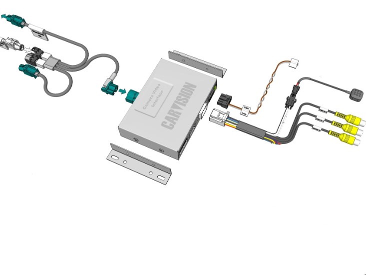 Bakkamera kit Peugeot 208 (NAC) med kamera - Image 4