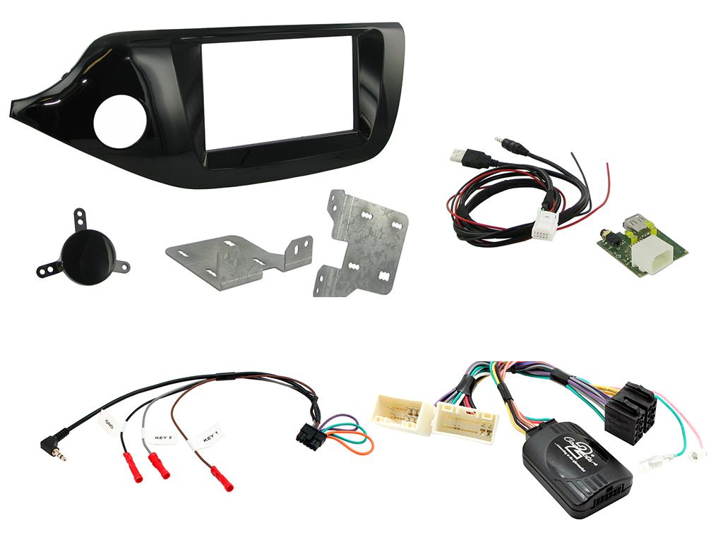 Komplet monteringskit Kia Ceed Piano sort