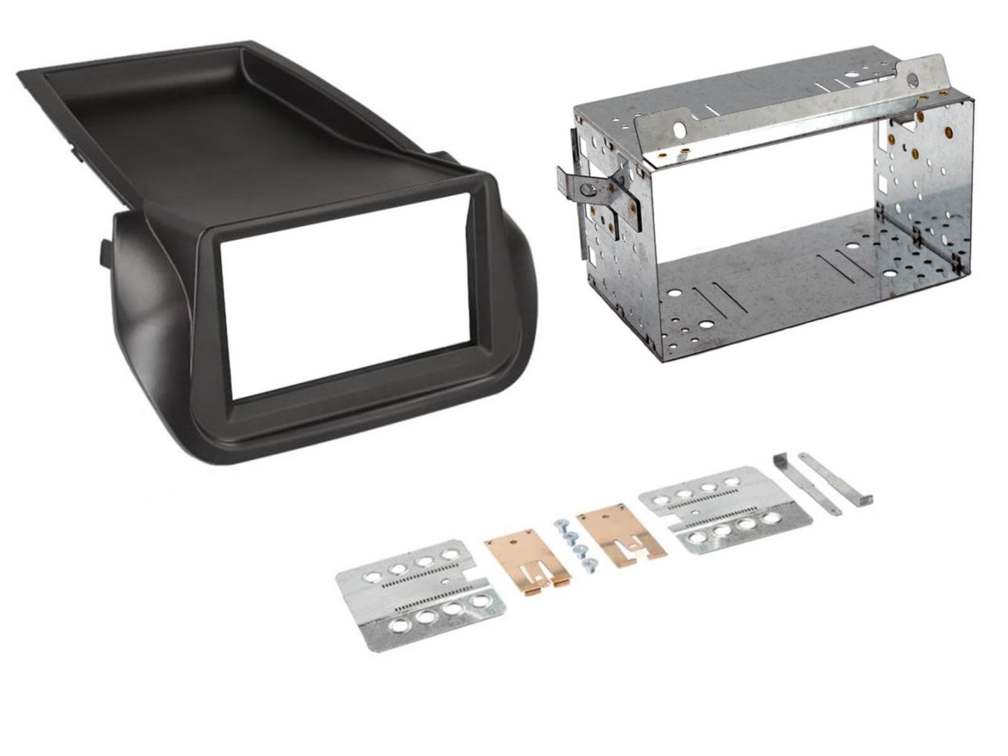 2 Din monterings ramme Citroën Nemo 2007>