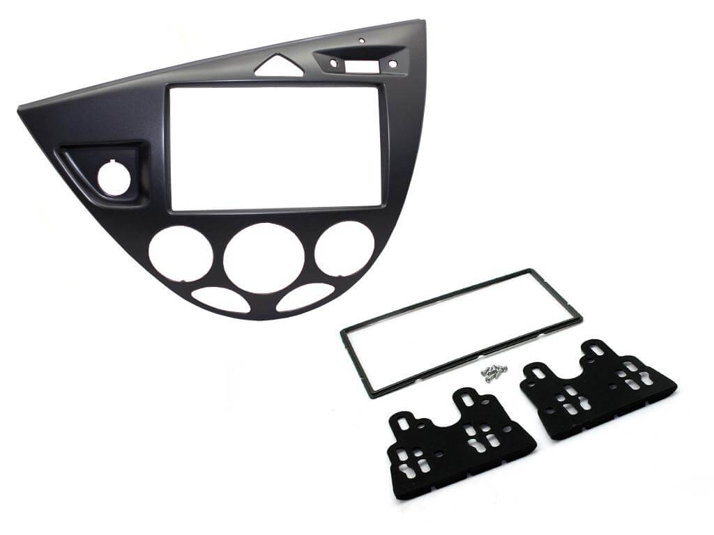 2 Din monterings ramme Ford Focus 99-05 Graphite