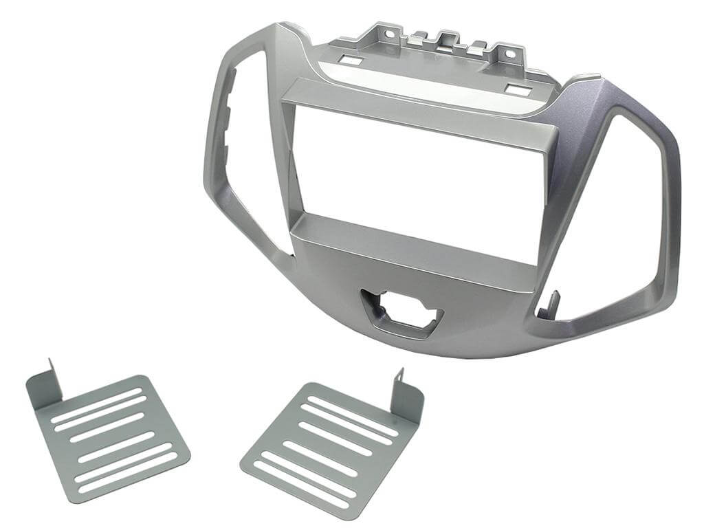 2 Din monterings ramme Ford Ecosport 2013> Silver