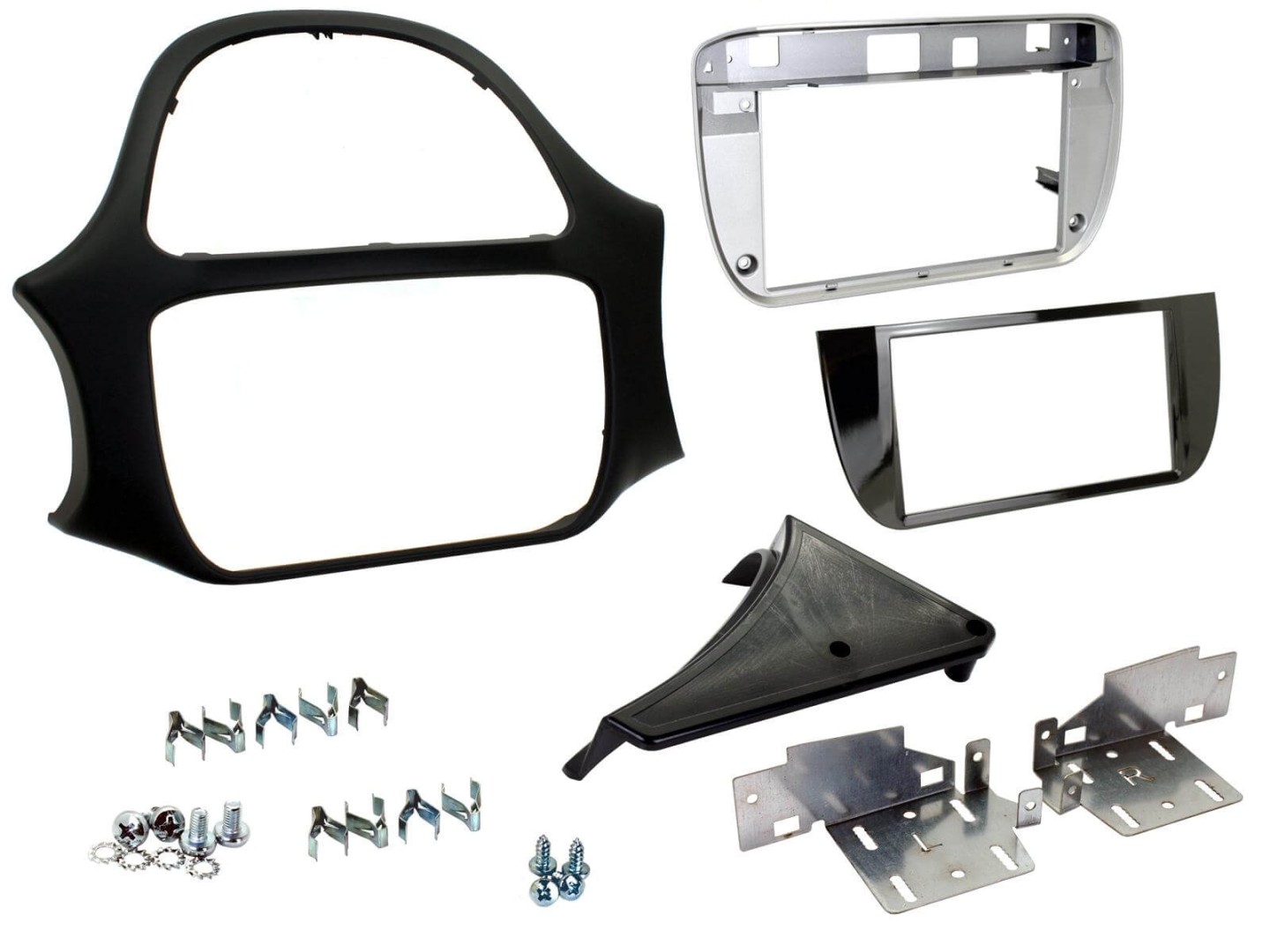 2 Din monterings ramme Fiat Punto Evo