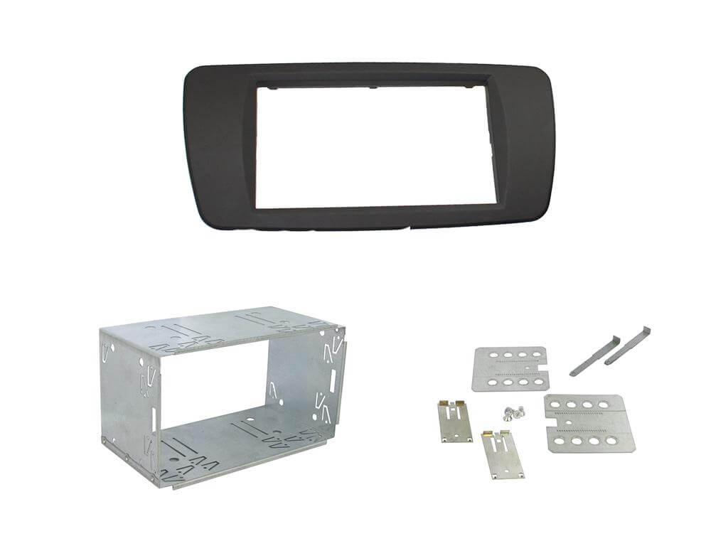 2 Din monterings ramme Seat Ibiza 2008> Soft Touch