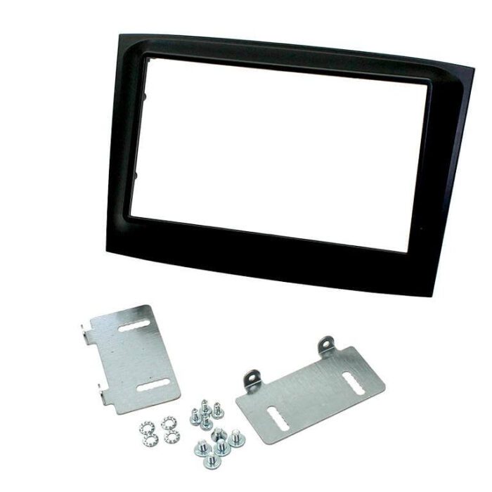 2 Din monterings ramme Opel Combo 2015>  Matt Blac